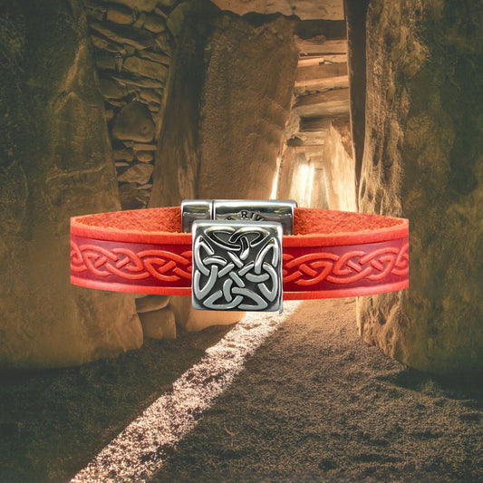 Braden Celtic Leather Bracelet