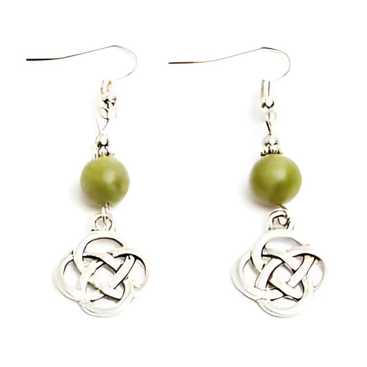 Connemara Celtic Knot Drop Earrings