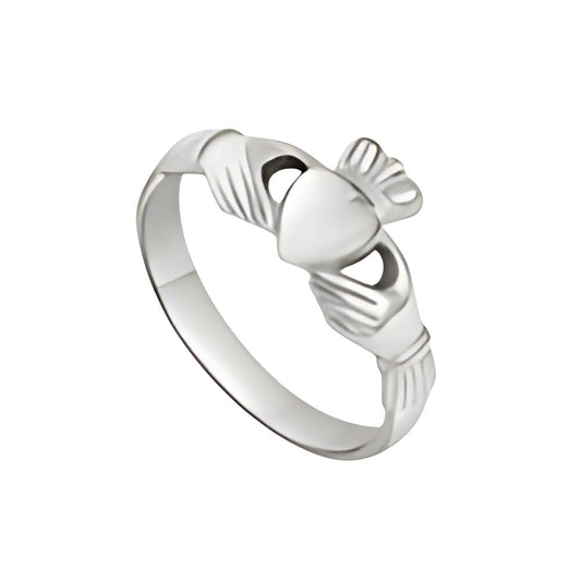 Ladies Claddagh Ring | Sterling Silver
