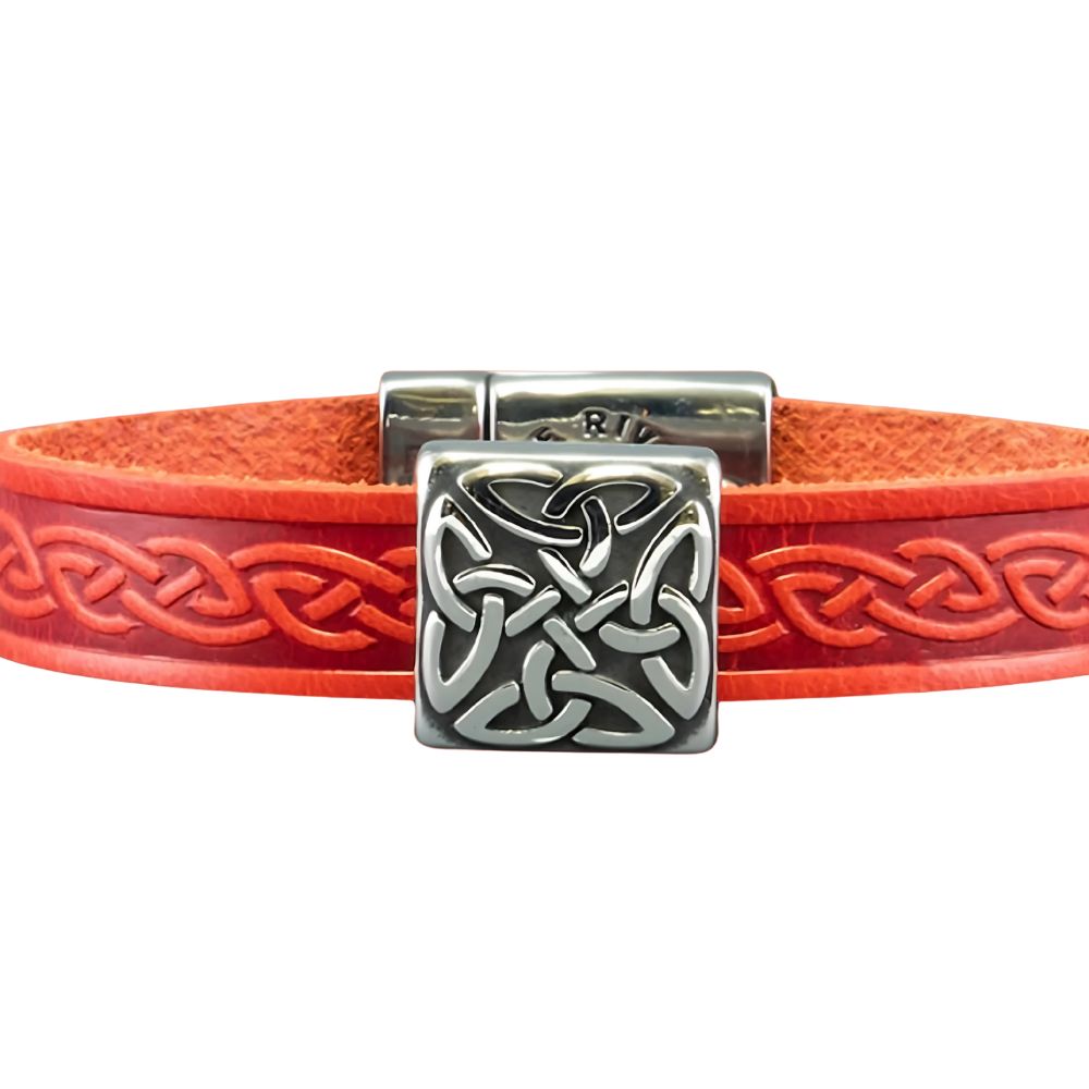 Braden Celtic Leather Bracelet