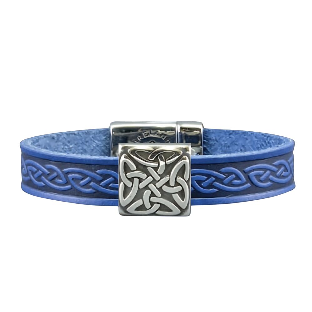 Braden Celtic Leather Bracelet