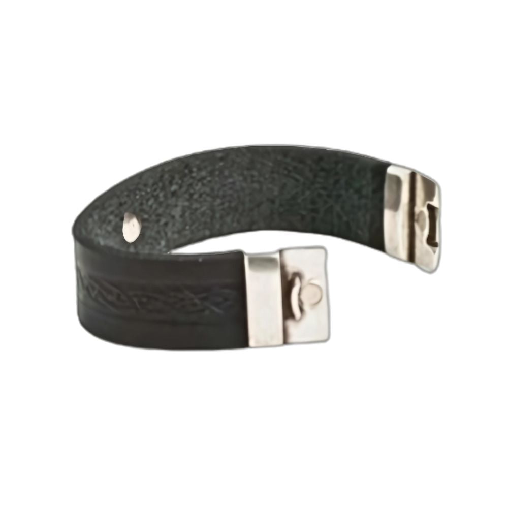 Braden Celtic Leather Bracelet