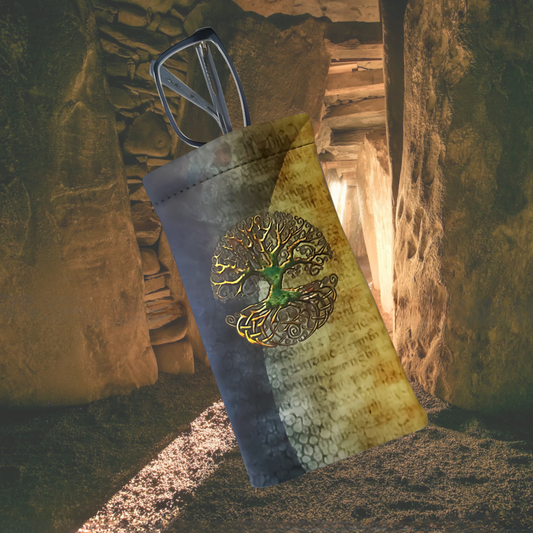 Tree of Life Glasses Pouch