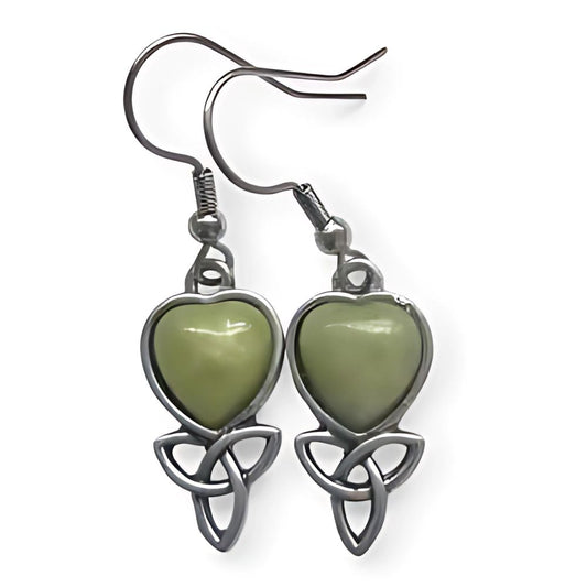Trinity knot Cabachon earring
