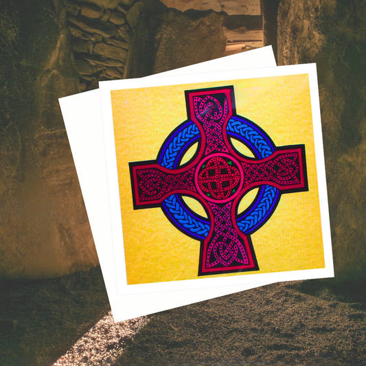 Sacred Cross - Greeting Card