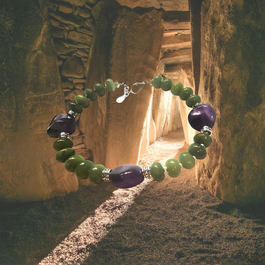 Amethyst Nugget Bracelet