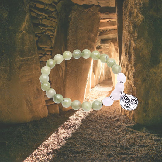 Connemara & Rose Quartz Bracelet