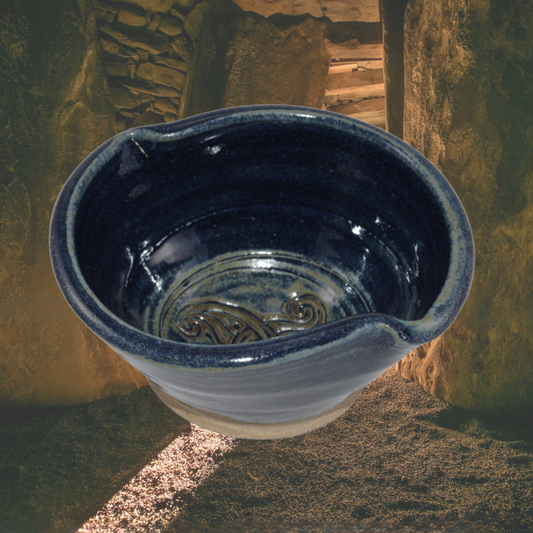 Newgrange Spiral Wee Bowl – Blue | Green | Yellow