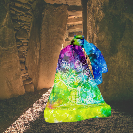 Summer Tree of Life Silk Scarf