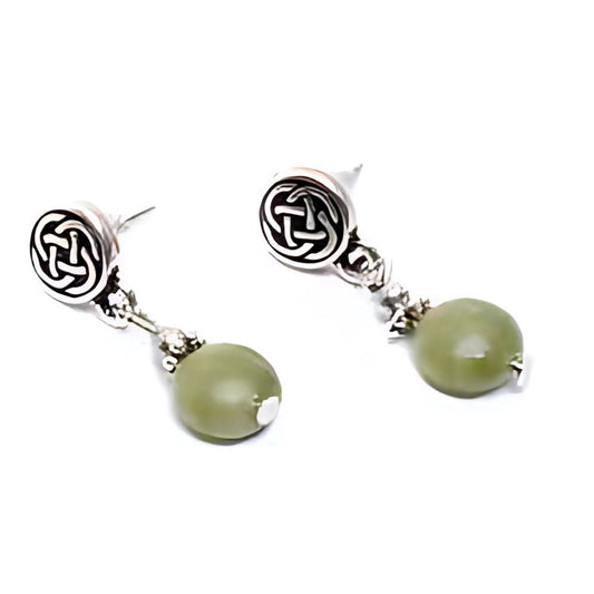 Celtic Knot Button Earrings