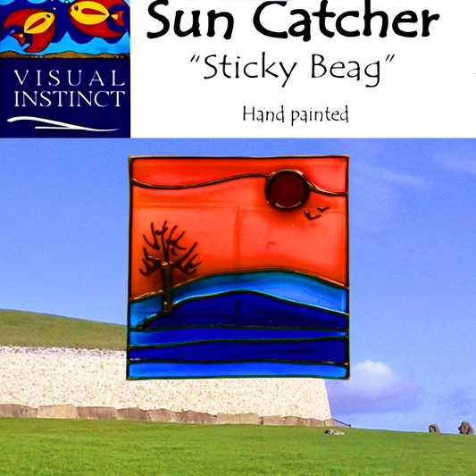 Dowth – Red – Sticky Suncatcher