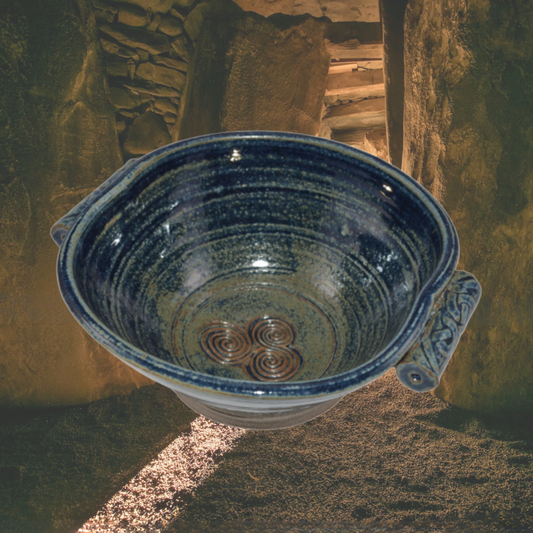 Newgrange Spiral Ceral Bowl – Blue | Green | Yellow