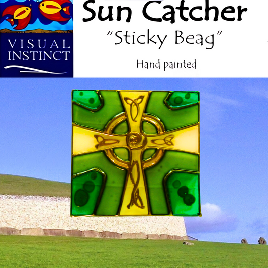 St. Brigid’s Cross - Sticky Suncatcher