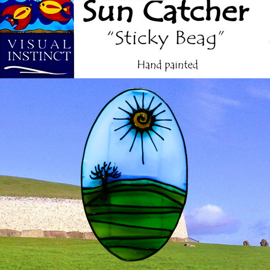 Dowth – Blue - Sticky Suncatcher