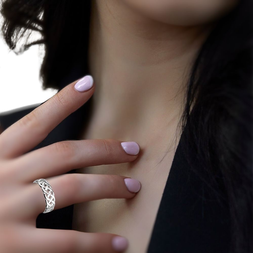 Celtic Woven Ring | Sterling Silver