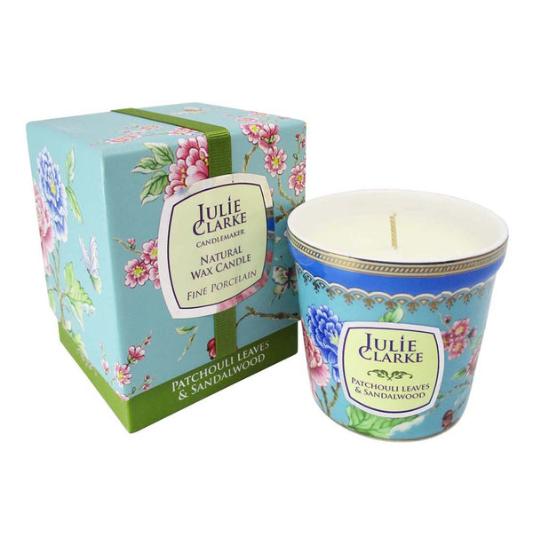 Patchouli Leaves & Sandalwood Candle by Julie Clarke