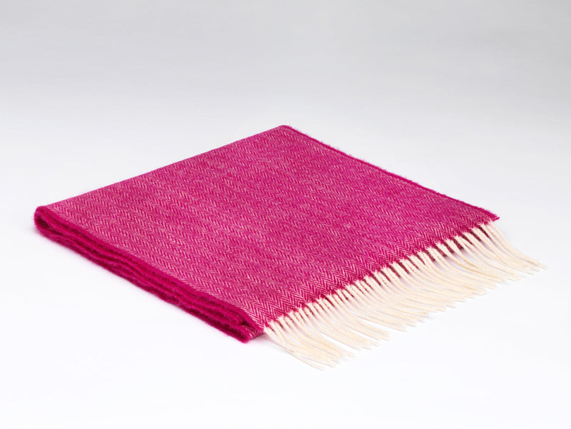 McNutt of Donegal Merino Lambswool Herringbone Scarf | Maguire's Hill of Tara