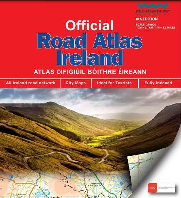 Official Road Atlas Ireland by Ordinance Survey Ireland | Brú na Bóinne Giftstore